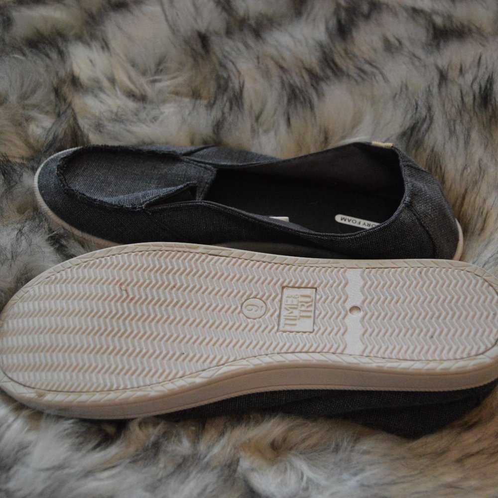 Gray Time and Tru Canvas Shoes